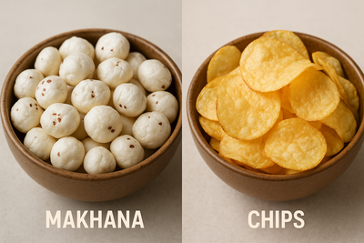 Makhana vs. Chips